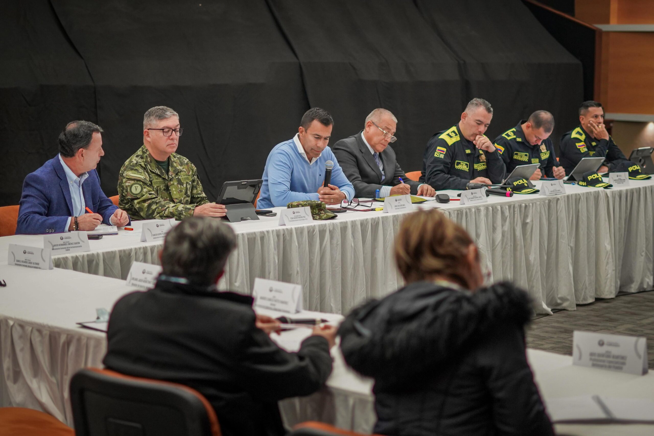 Gobernador Jorge Rey lidera Consejo de Seguridad Departamental para garantizar elecciones seguras en Cundinamarca.